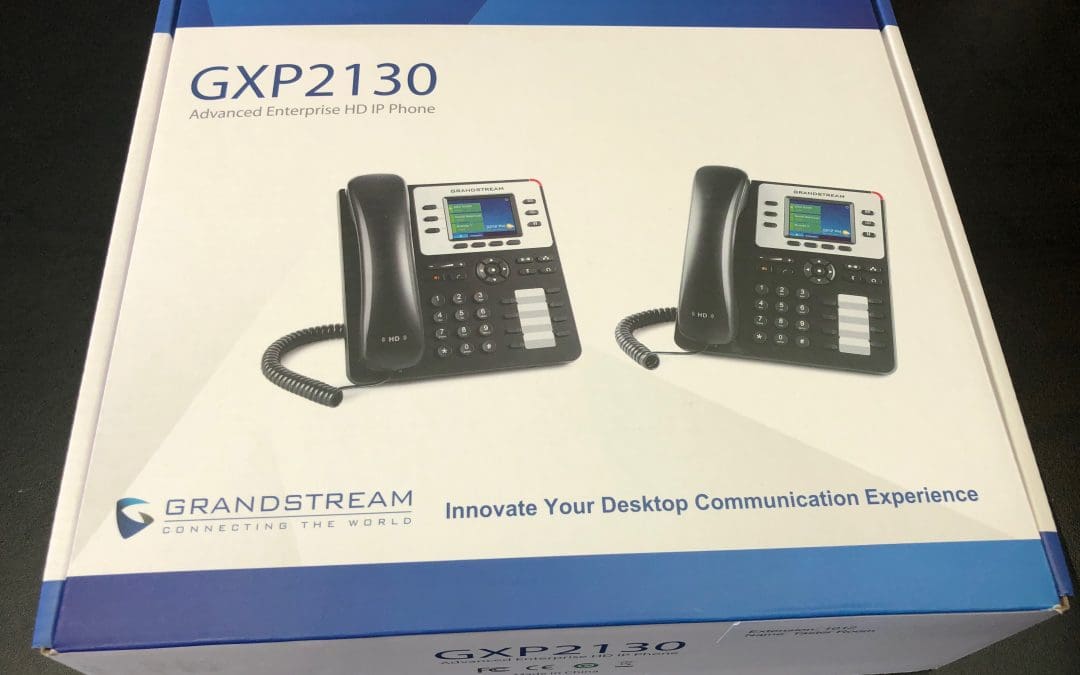 Connecting and powering on the Grandsteam phones