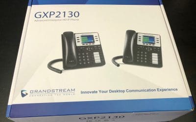 Connecting and powering on the Grandsteam phones